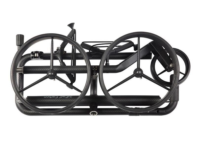 JuCad Carbon Travel Nero SV 2.0 electric trolley, black