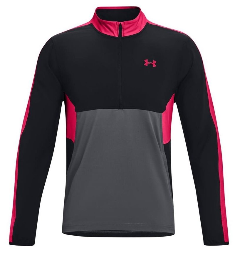Under Armour Storm Windstrike 1/2 Zip men's jacket, black/jet gray