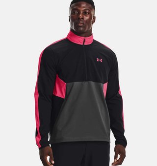 Under Armour Storm Windstrike 1/2 Zip men's jacket, black/jet gray