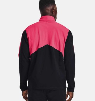 Under Armour Storm Windstrike 1/2 Zip men's jacket, black/jet gray