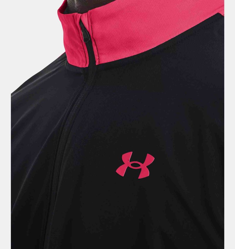 Under Armour Storm Windstrike 1/2 Zip men's jacket, black/jet gray
