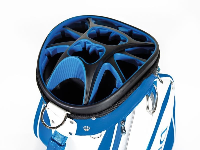 JuCad Pro cart bag, blue/white