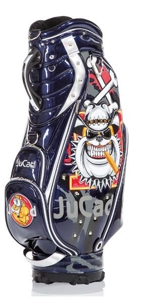 JuCad Luxury cart bag, blue/white