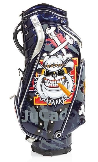 JuCad Luxury cart bag, blue/white