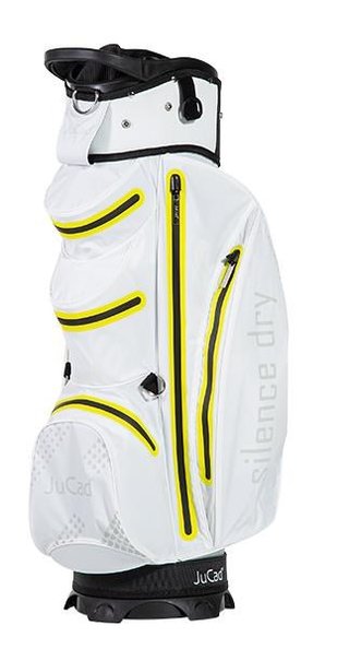 JuCad Silence Dry cart bag, white/yellow