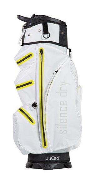 JuCad Silence Dry cart bag, white/yellow