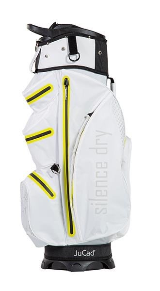 JuCad Silence Dry cart bag, white/yellow