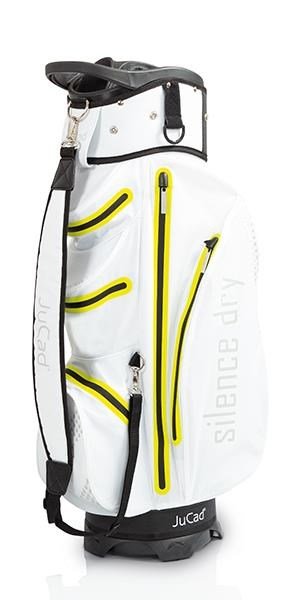 JuCad Silence Dry cart bag, white/yellow
