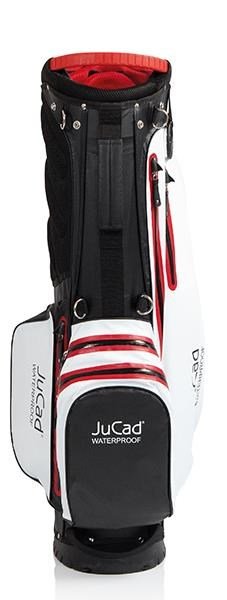 JuCad Waterproof 2in1 stand bag, black/white/red