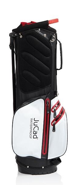 JuCad Waterproof 2in1 stand bag, black/white/red