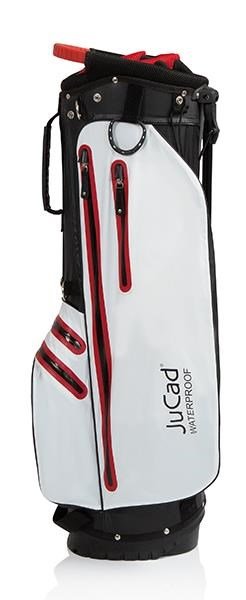 JuCad Waterproof 2in1 stand bag, black/white/red