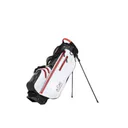 JuCad Waterproof 2in1 stand bag, black/white/red