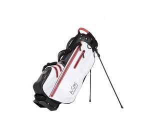 JuCad Waterproof 2in1 stand bag, black/white/red