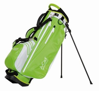 JuCad Waterproof 2in1 stand bag, green/white