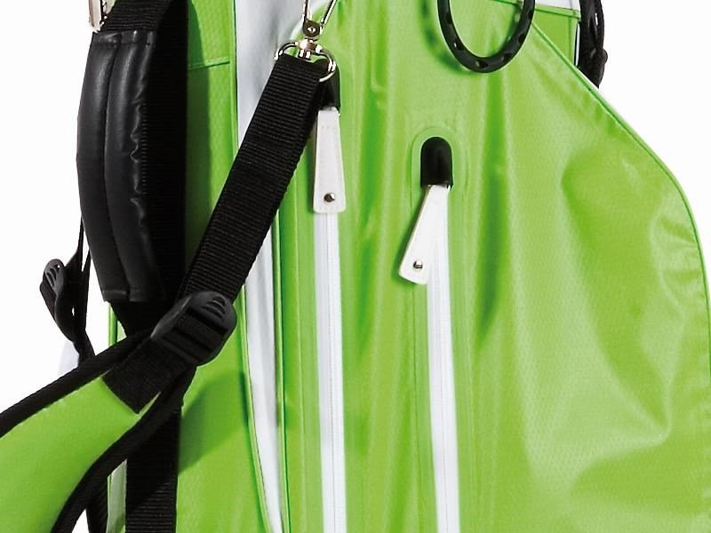 JuCad Waterproof 2in1 stand bag, green/white
