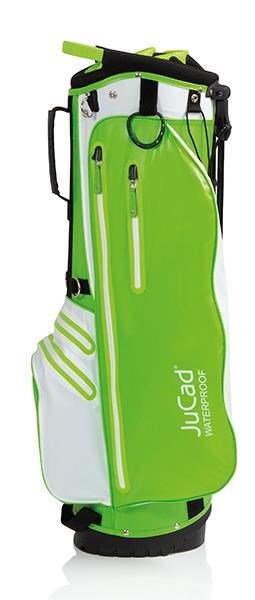 JuCad Waterproof 2in1 stand bag, green/white