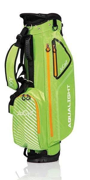 JuCad Aqualight Waterproof 2in1 stand bag, green/white