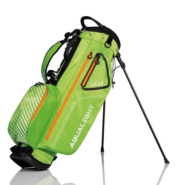 JuCad Aqualight Waterproof 2in1 stand bag, green/white