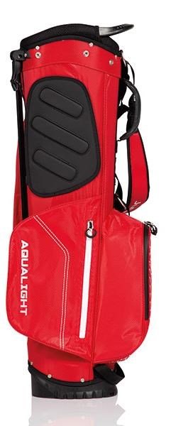 JuCad Aqualight Waterproof 2in1 stand bag, red/white
