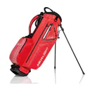 JuCad Aqualight Waterproof 2in1 stand bag, red/white