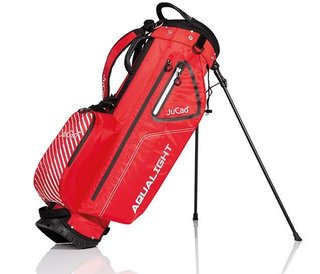 JuCad Aqualight Waterproof 2in1 stand bag, red/white