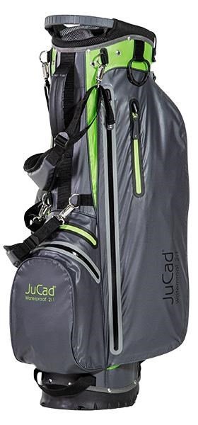JuCad Waterproof 2in1 stand bag, grey/green