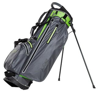 JuCad Waterproof 2in1 stand bag, grey/green