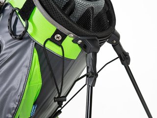 JuCad Waterproof 2in1 stand bag, grey/green