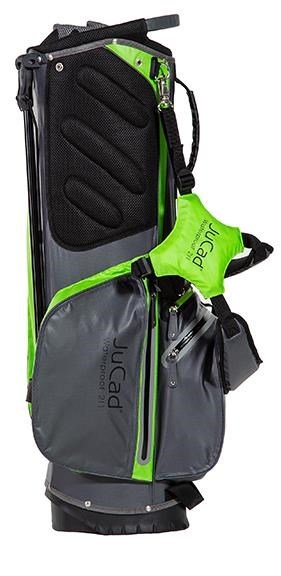 JuCad Waterproof 2in1 stand bag, grey/green
