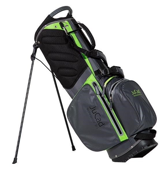 JuCad Waterproof 2in1 stand bag, grey/green