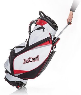 JuCad Bag To Roll cart bag, black/white/red