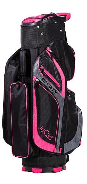 JuCad Sporty cart bag, black/pink