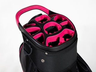 JuCad Sporty cart bag, black/pink