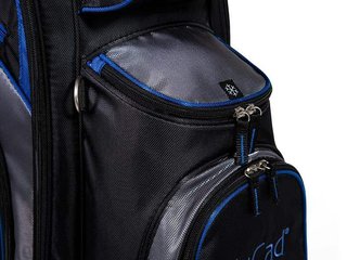 JuCad Sporty cart bag, black/blue