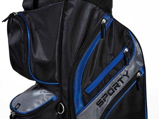 JuCad Sporty cart bag, black/blue