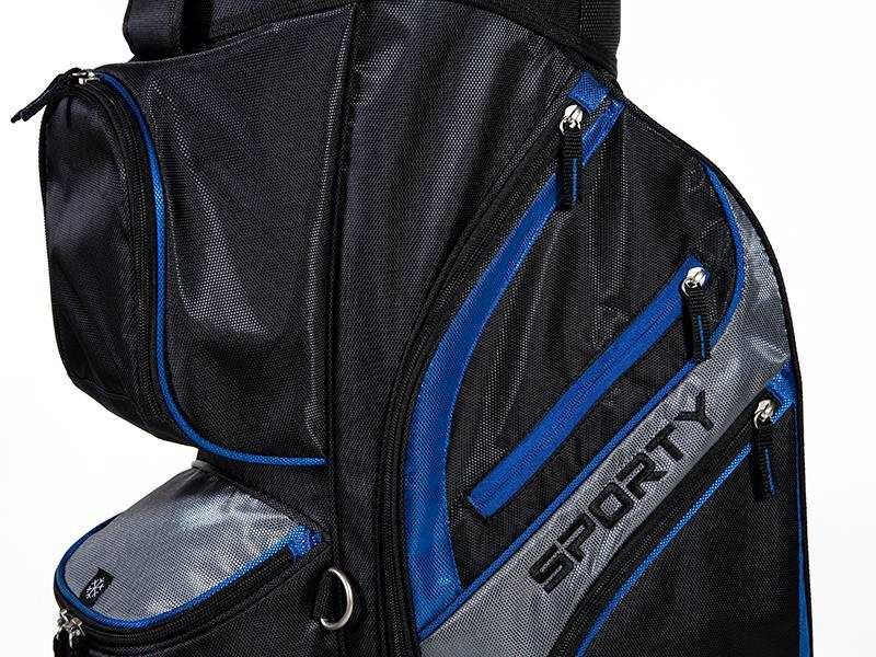 JuCad Sporty cart bag, black/blue