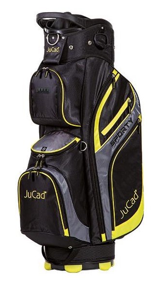 JuCad Sporty cart bag, black/yellow