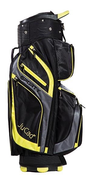 JuCad Sporty cart bag, black/yellow