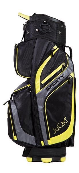 JuCad Sporty cart bag, black/yellow