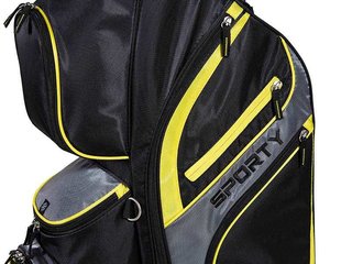 JuCad Sporty cart bag, black/yellow