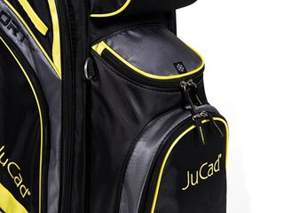 JuCad Sporty cart bag, black/yellow