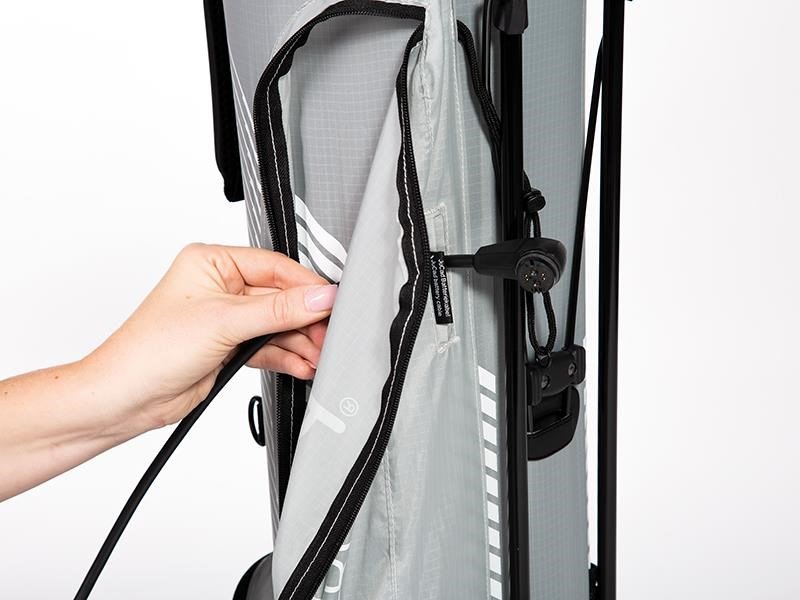 JuCad Superlight stand bag, grey/white