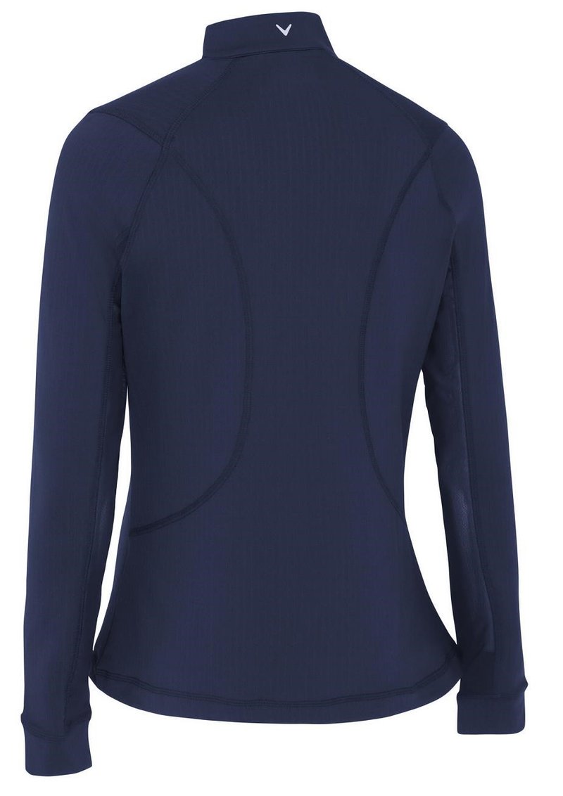 Callaway 1/4 Zip With Chev Front Seams women's sweatshirt, peacoat