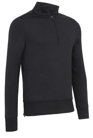 Callaway LS 1/4 Midweight Fleece Crossover women's sweatshirt, caviar