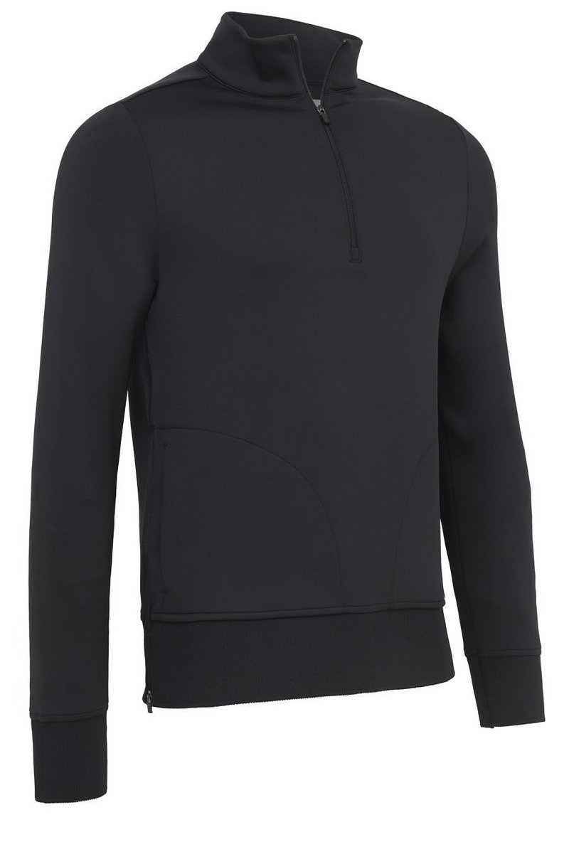 Callaway LS 1/4 Midweight Fleece Crossover women's sweatshirt, caviar