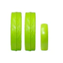 JuCad tires - 2 rear wheels, 1 front wheel, green