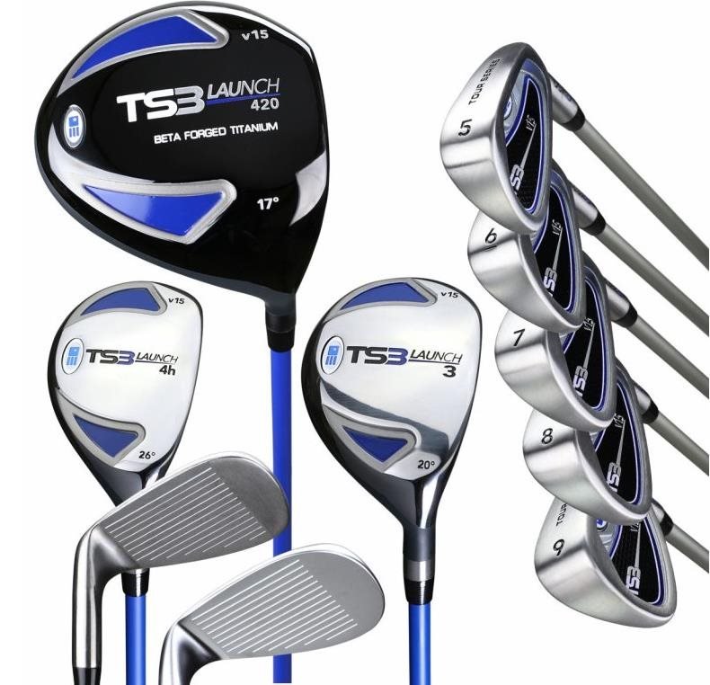 U.S. Kids Golf TS3-51 (130cm) V15 10-Club Combo junior golf set, graphite