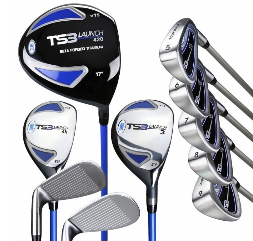 U.S. Kids Golf TS3-51 (130cm) V15 10-Club junior golf set, graphite