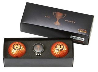 Volvik CHAMPION Box BRONZE golf balls, bronze