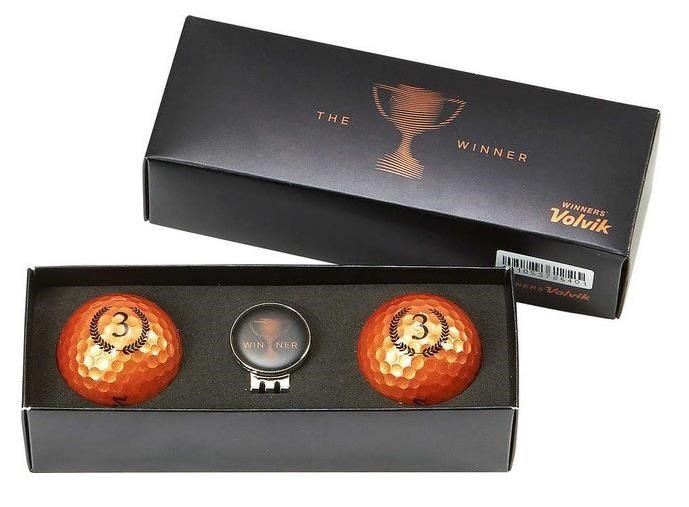 Volvik CHAMPION Box BRONZE golf balls, bronze